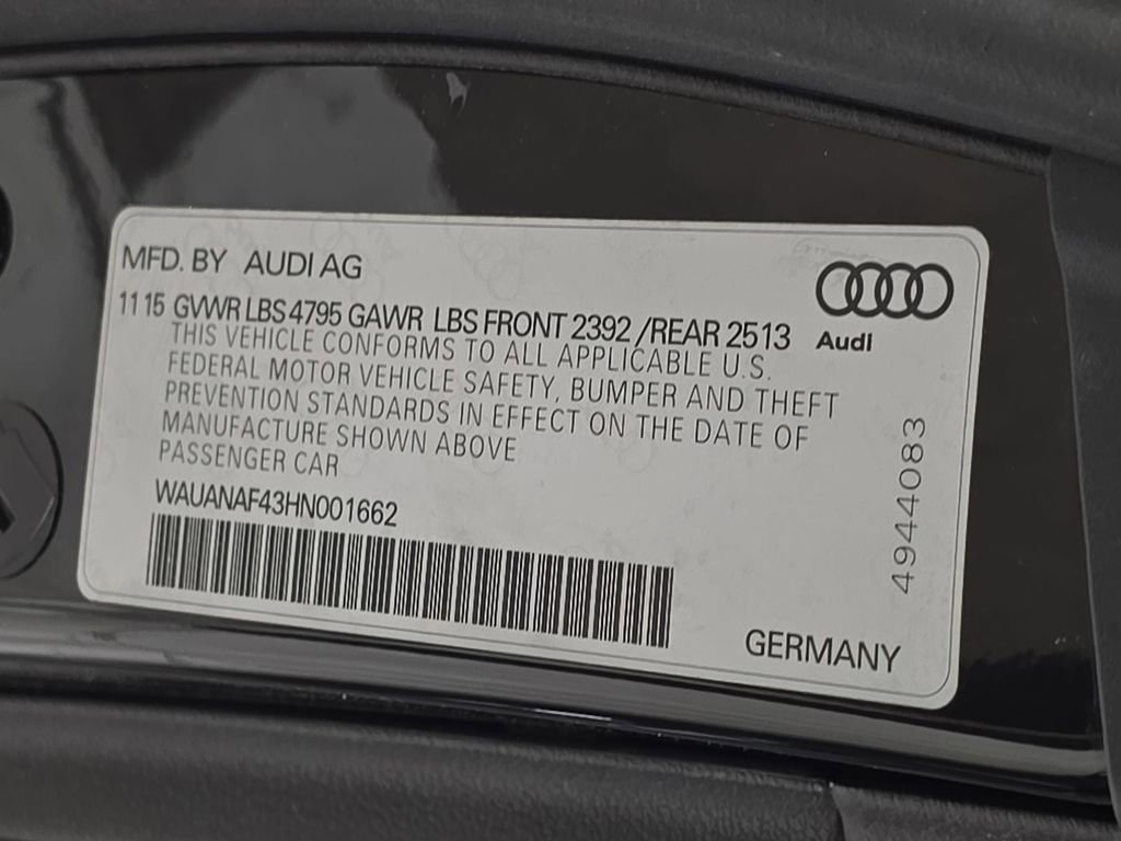 Used 2017 Audi A4 2.0T Premium w/ Convenience Package image 35