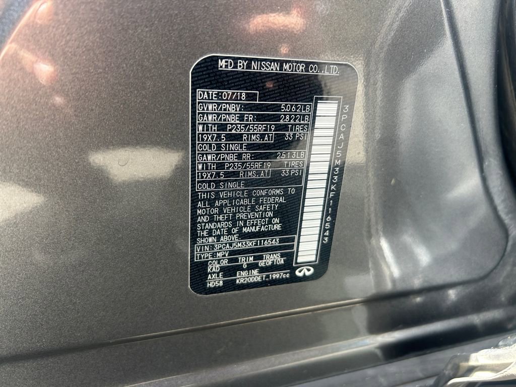 Used 2019 INFINITI QX50 Essential w/ Proactive Package AWD/4WD image 34