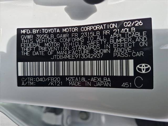 Certified 2026 Toyota Corolla LE w/ LE Premium Package FWD image 24
