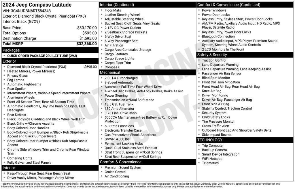Used 2024 Jeep Compass Latitude image 8