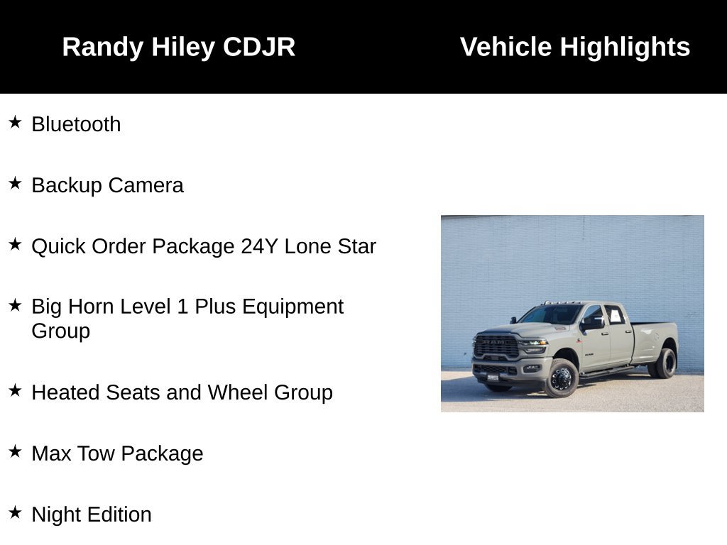 New 2026 RAM 3500 Lone Star AWD/4WD image 5