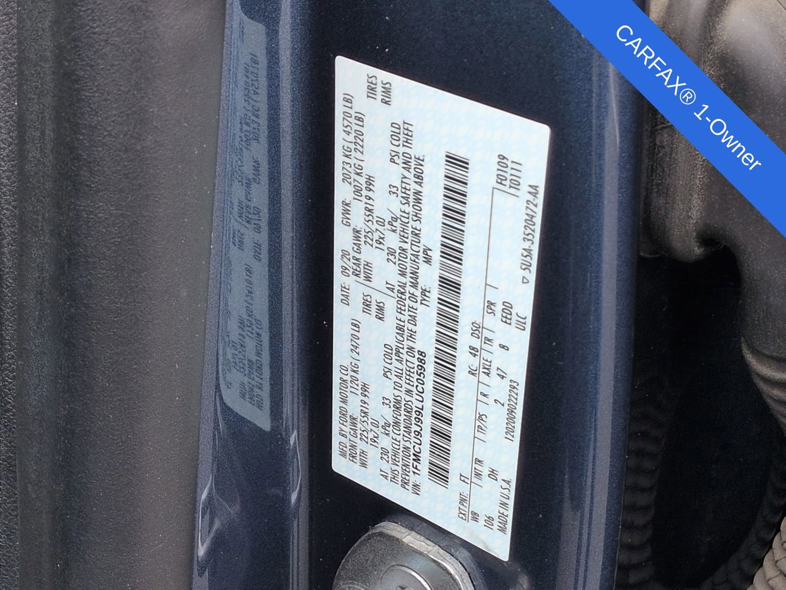 Used 2020 Ford Escape Titanium image 39