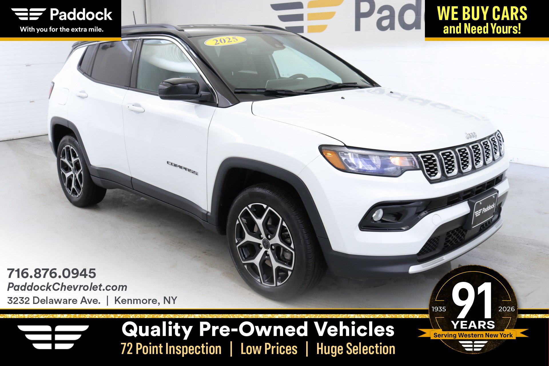 Used 2025 Jeep Compass Limited image 1