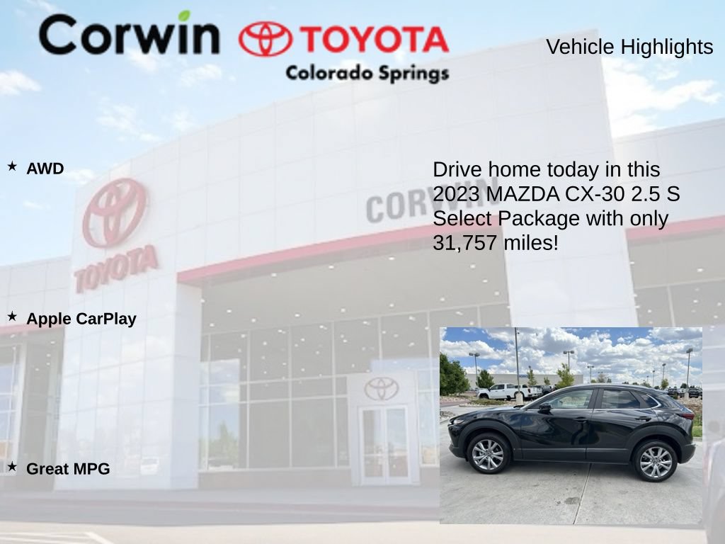 Used 2023 MAZDA CX-30 AWD 2.5 S w/ Select Package image 6