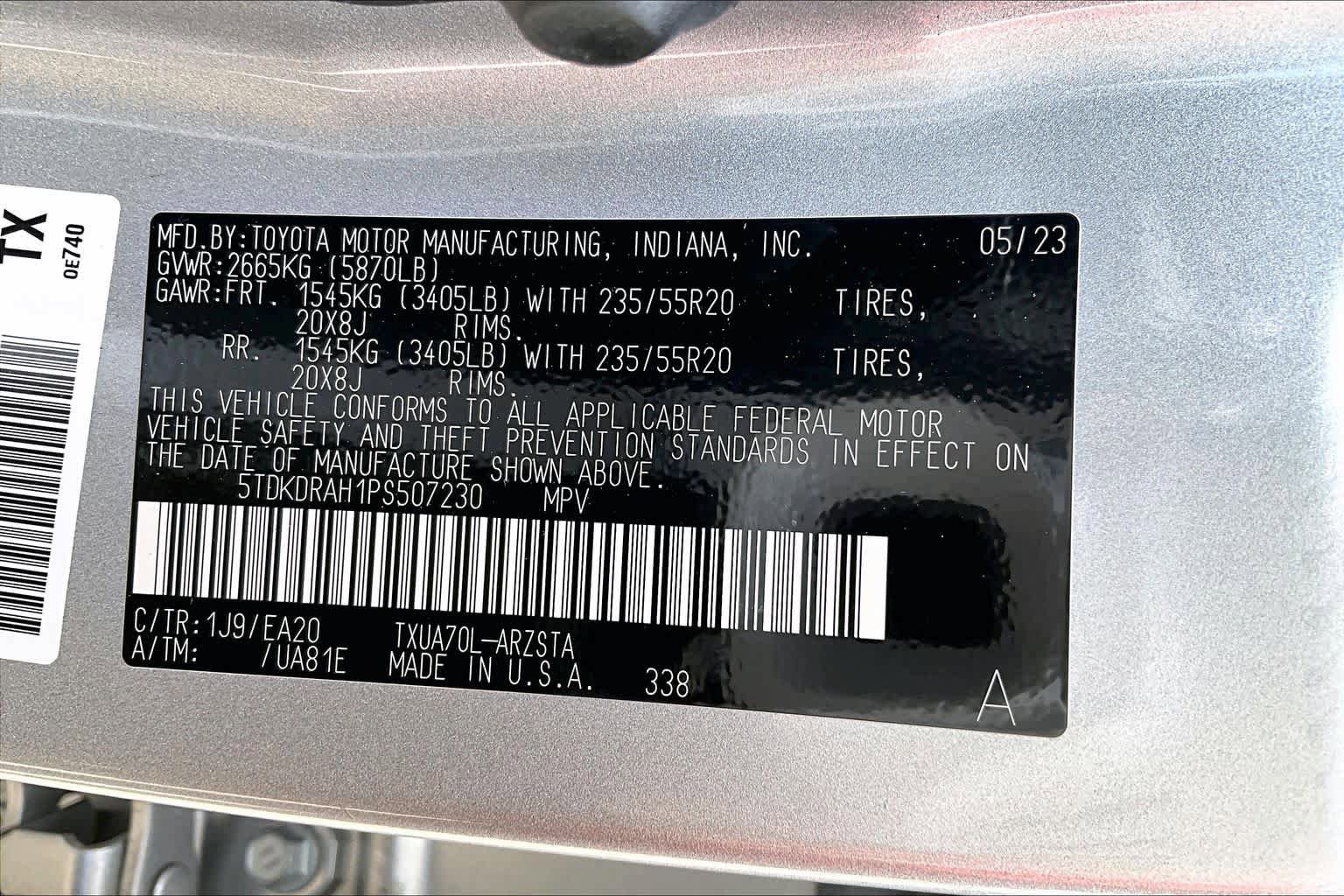 Used 2023 Toyota Highlander XSE FWD image 35