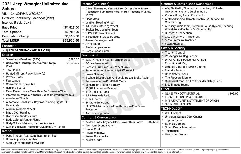 Used 2021 Jeep Wrangler Unlimited Sahara image 6