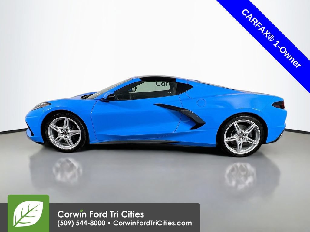 Used 2024 Chevrolet Corvette Stingray Coupe w/ Chrome Exterior Badge Package RWD image 7