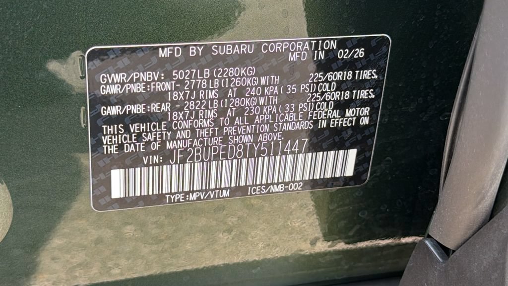 Certified 2026 Subaru Outback Touring AWD/4WD image 31