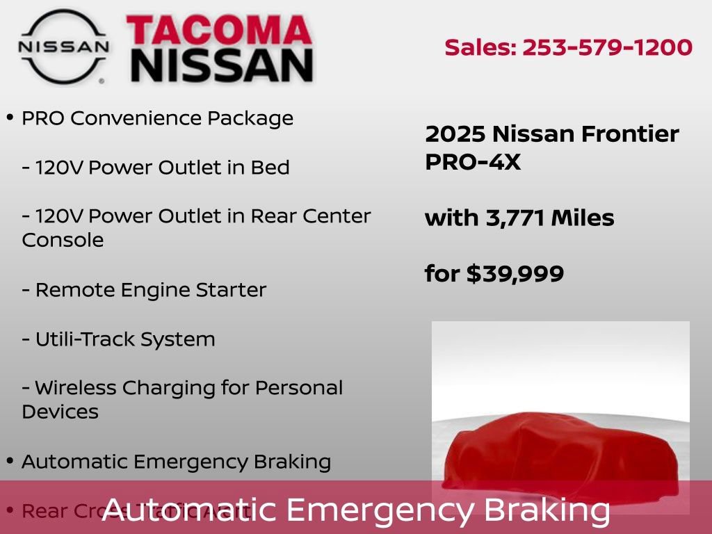 Used 2025 Nissan Frontier PRO-4X w/ Pro Convenience Package image 3