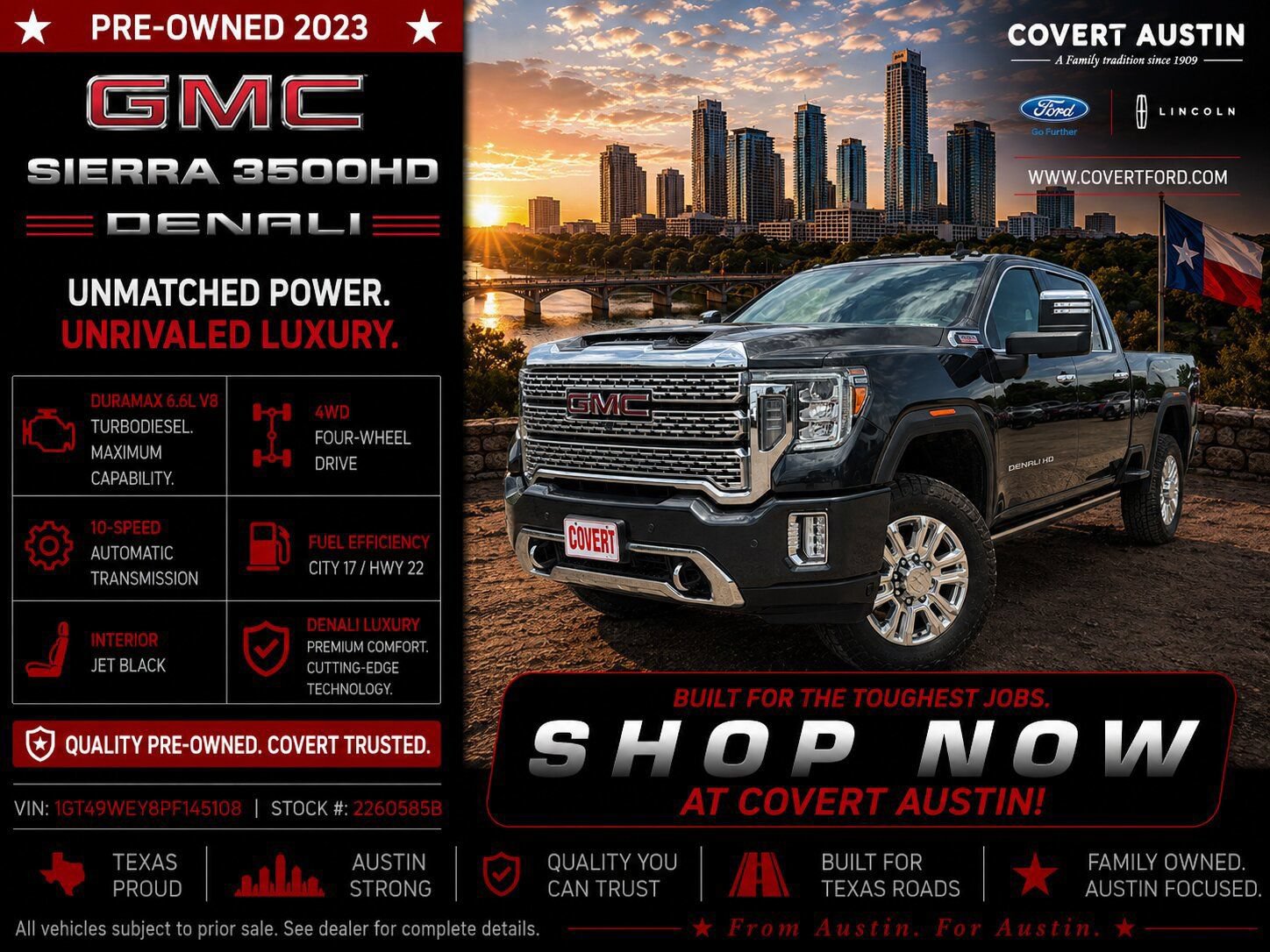 Used 2023 GMC Sierra 3500 Denali w/ Denali Ultimate Package