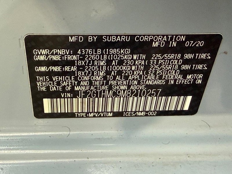 Used 2021 Subaru Crosstrek 2.5i Limited image 32