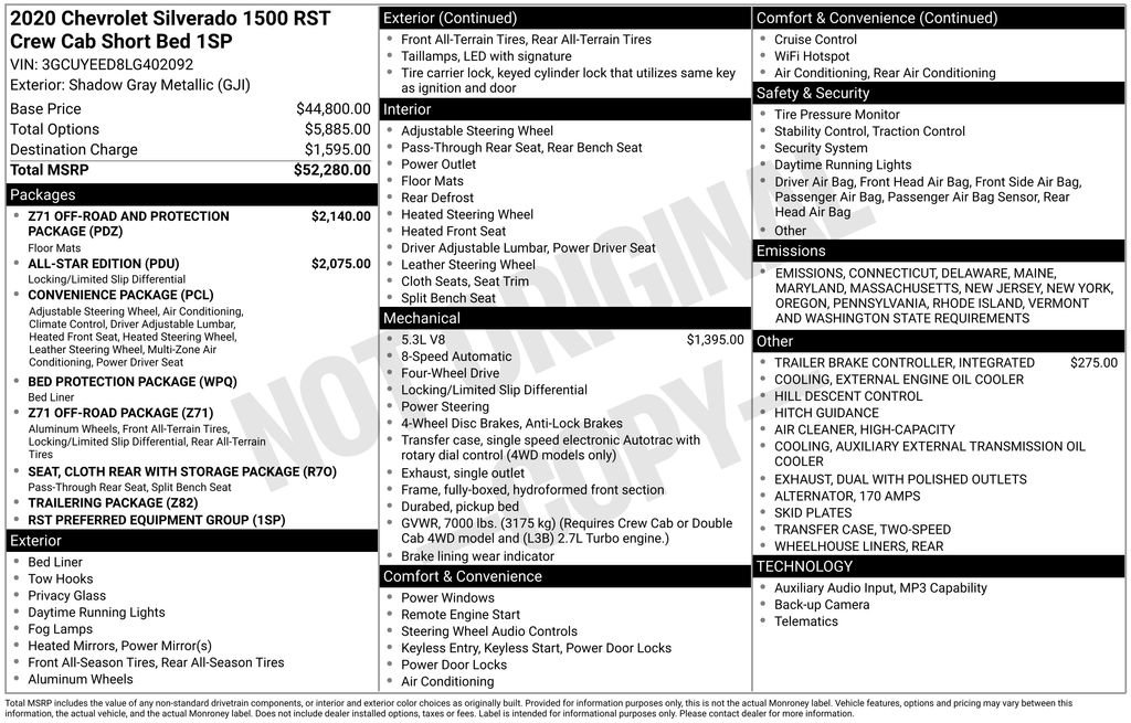 Used 2020 Chevrolet Silverado 1500 RST image 40