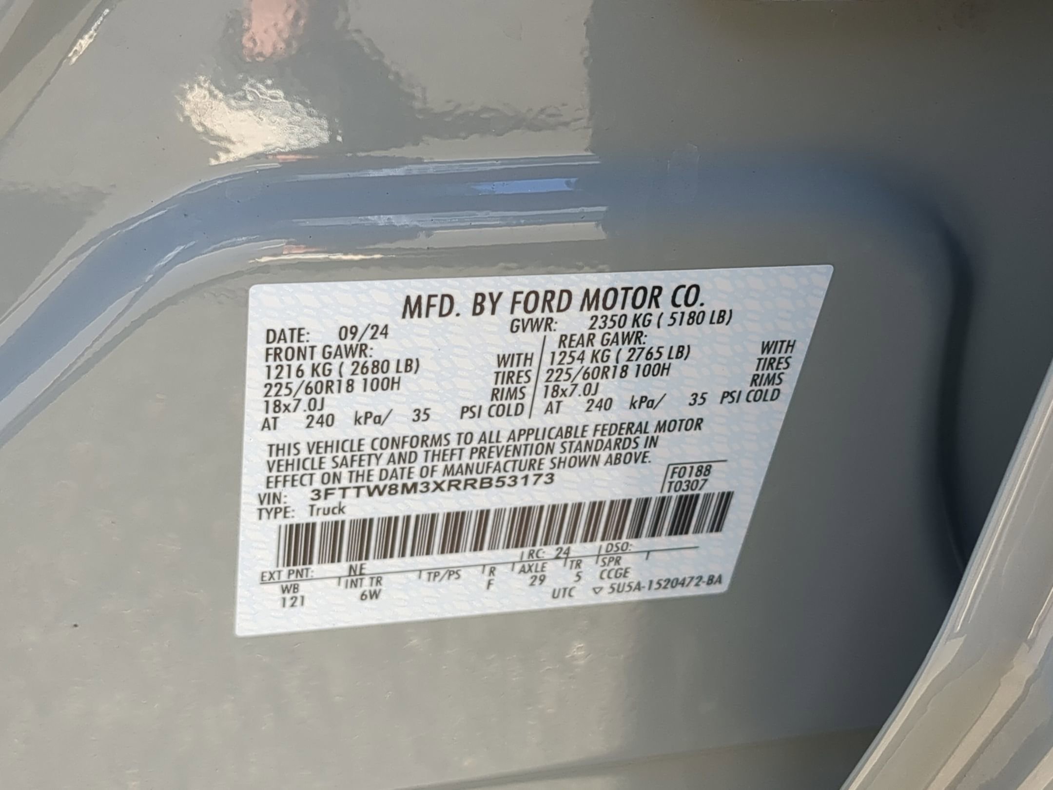 Used 2024 Ford Maverick Lariat w/ Black Appearance Package image 36