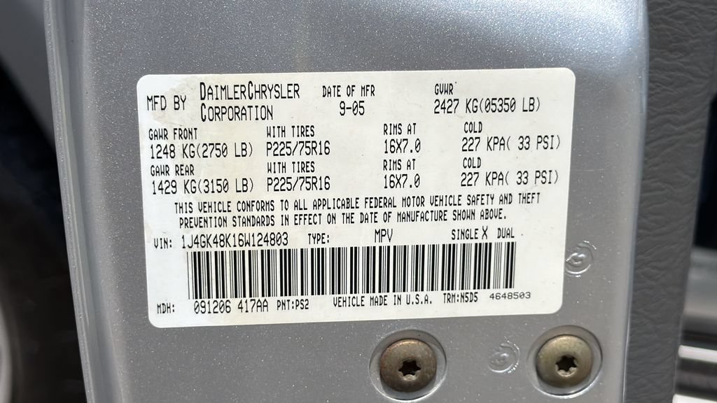 Used 2006 Jeep Liberty Sport RWD image 31