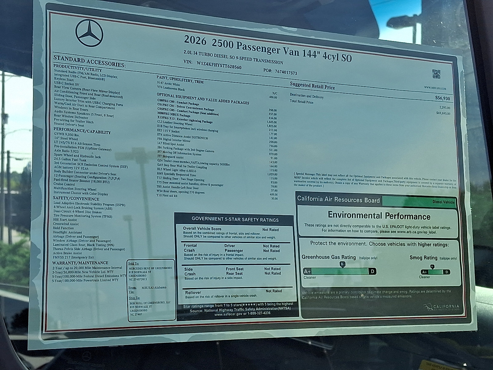 New 2026 Mercedes-Benz Sprinter 2500 image 11