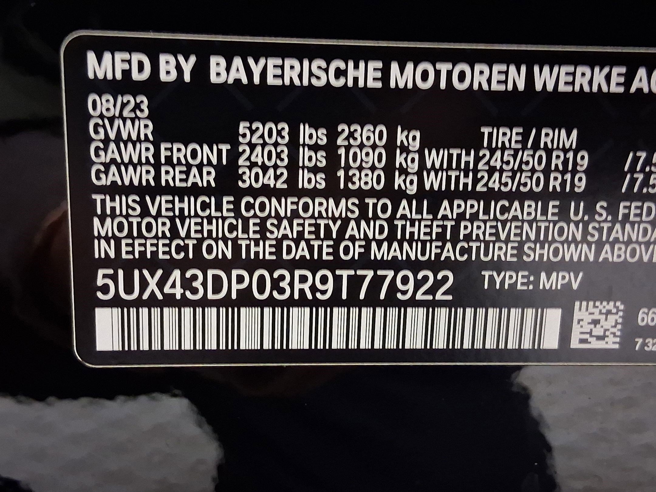 Certified 2024 BMW X3 sDrive30i w/ Convenience Package RWD image 21