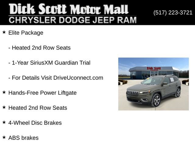 Certified 2021 Jeep Cherokee Limited w/ Elite Package image 24