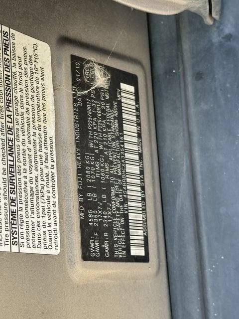 Used 2010 Subaru Outback 2.5i Premium AWD/4WD image 9