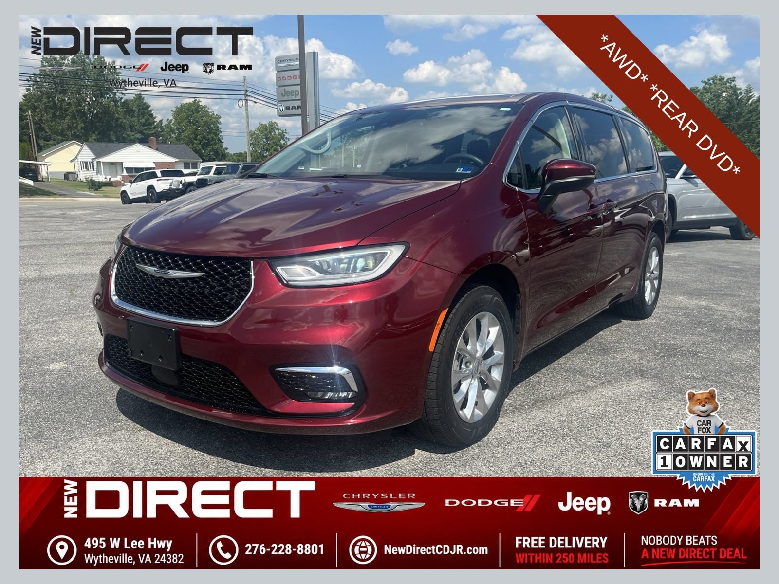 Used 2023 Chrysler Pacifica Touring-L w/ Uconnect Theater Family Group
