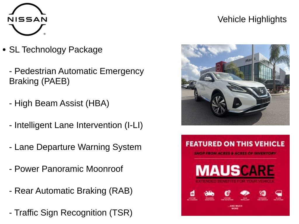 Used 2019 Nissan Murano SL w/ SL Technology Package image 8