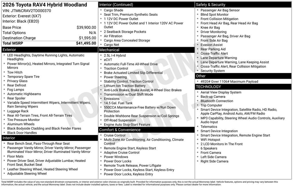Certified 2026 Toyota RAV4 FWD image 29