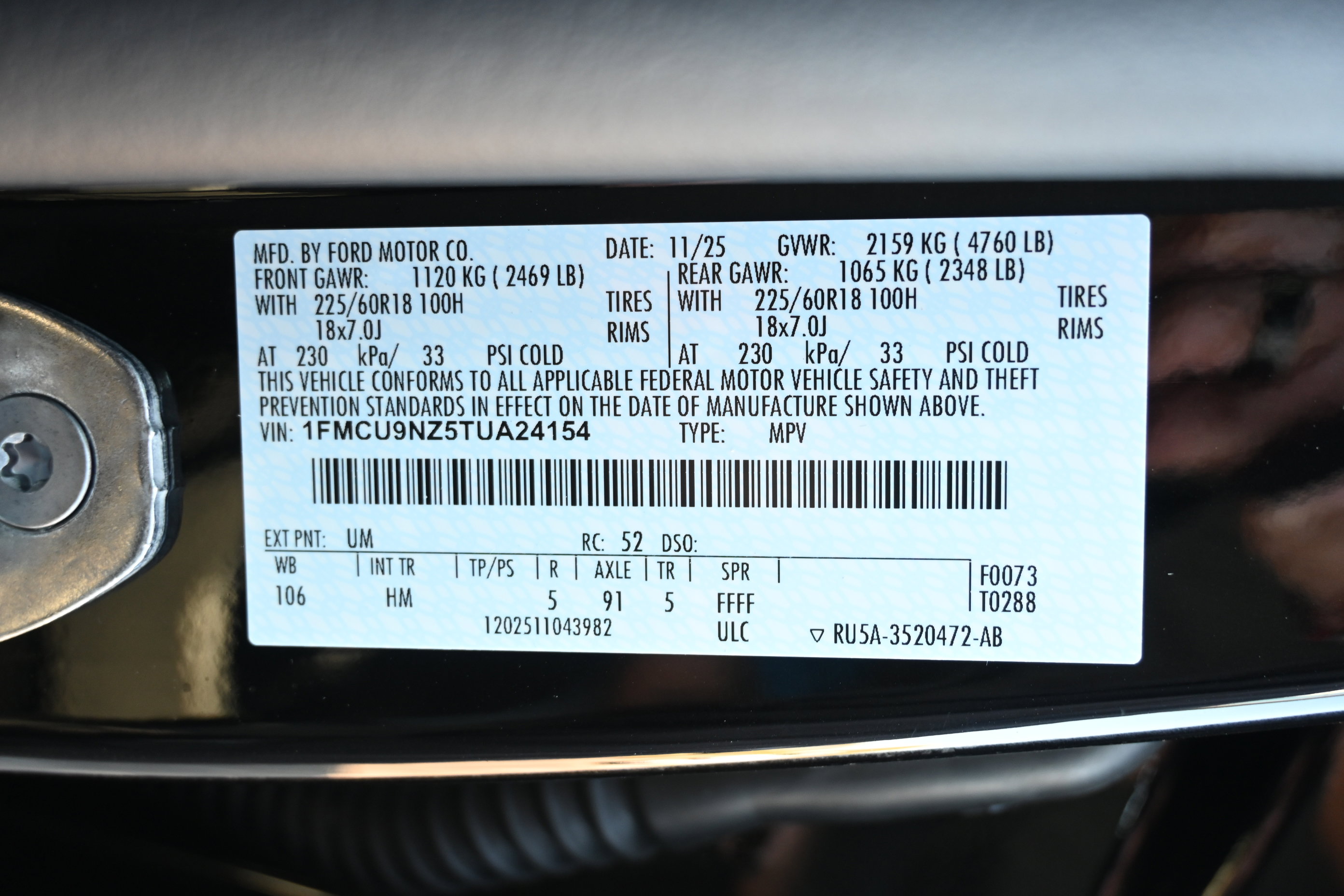 New 2026 Ford Escape ST-Line Select w/ Tech Pack #1 image 12