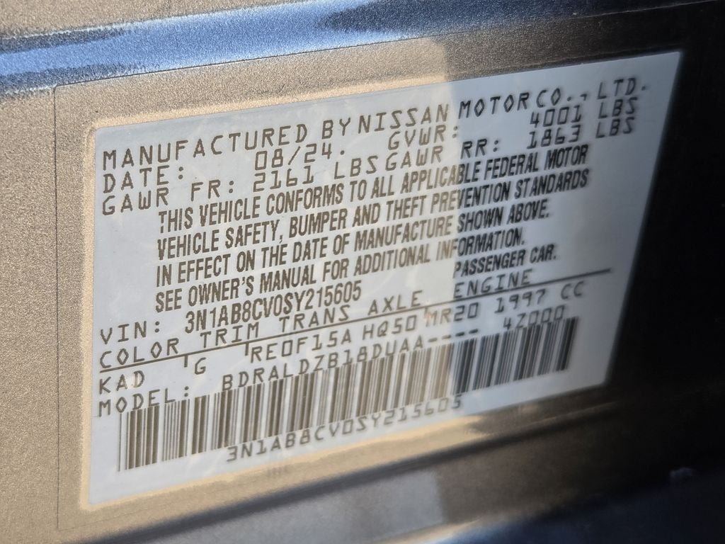 Used 2025 Nissan Sentra SV w/ All-Weather Package FWD image 30
