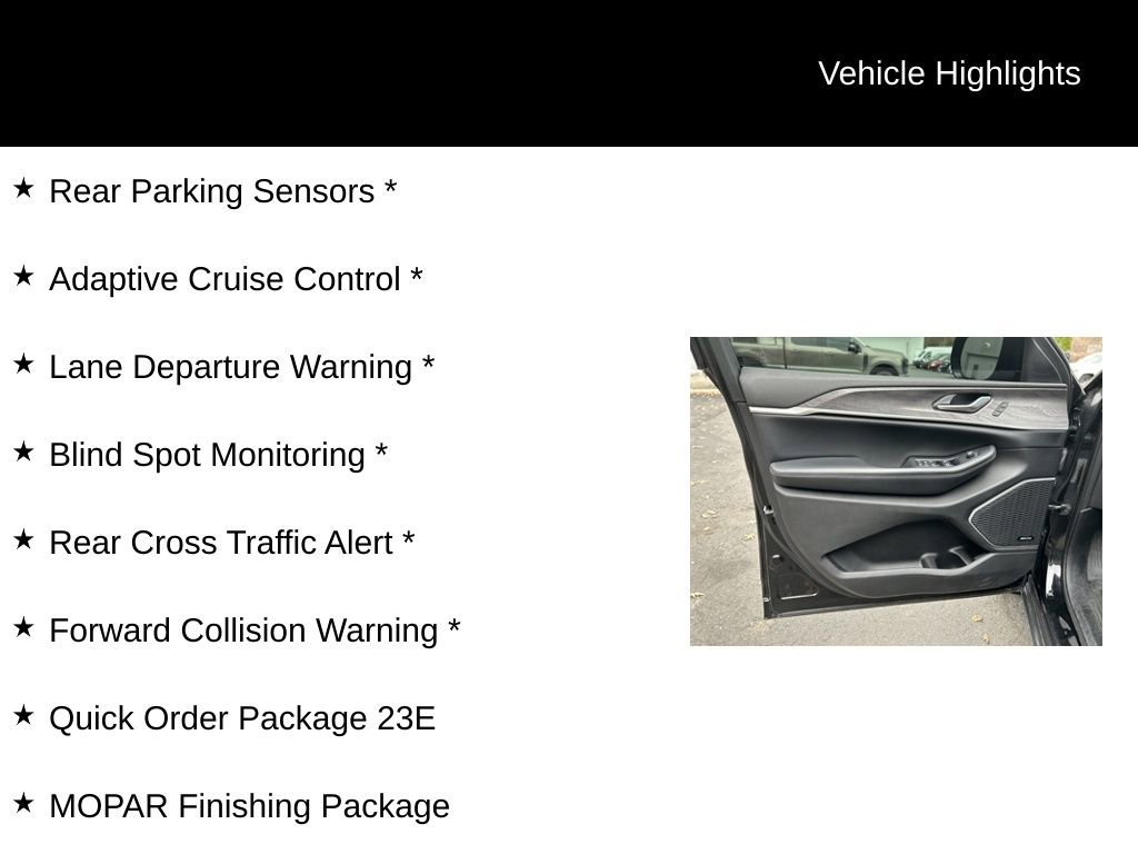 Used 2023 Jeep Grand Cherokee L Limited w/ Black Appearance Package image 11