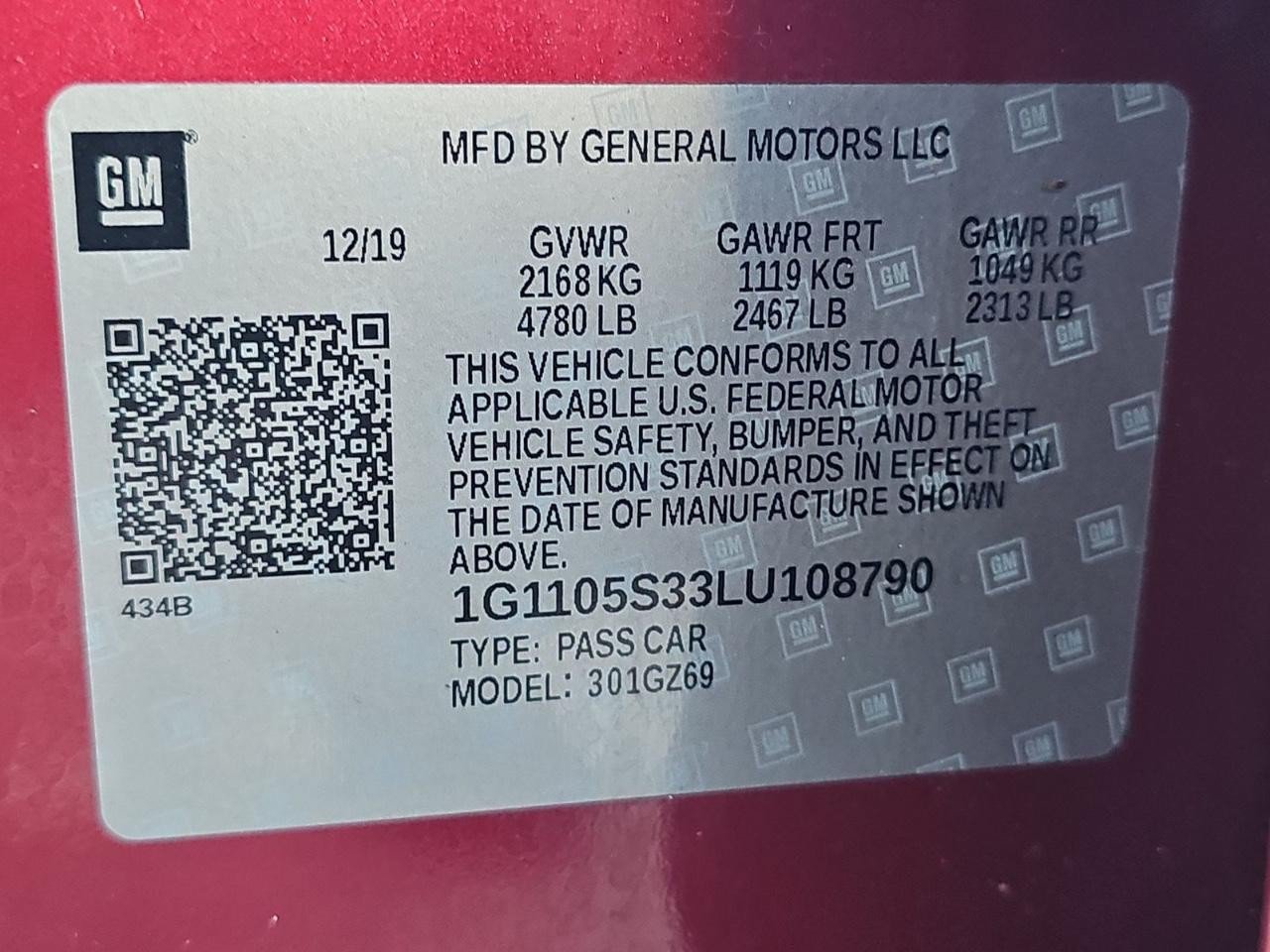 Used 2020 Chevrolet Impala Premier FWD image 15