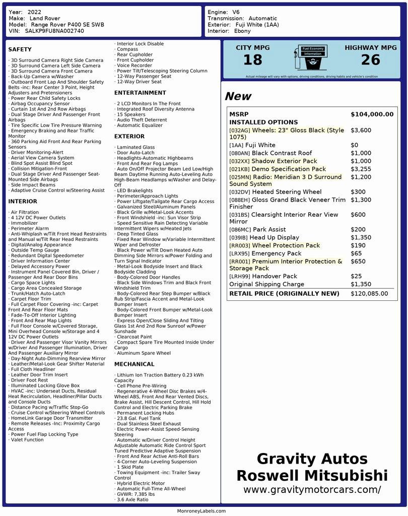 Used 2022 Land Rover Range Rover SE image 3