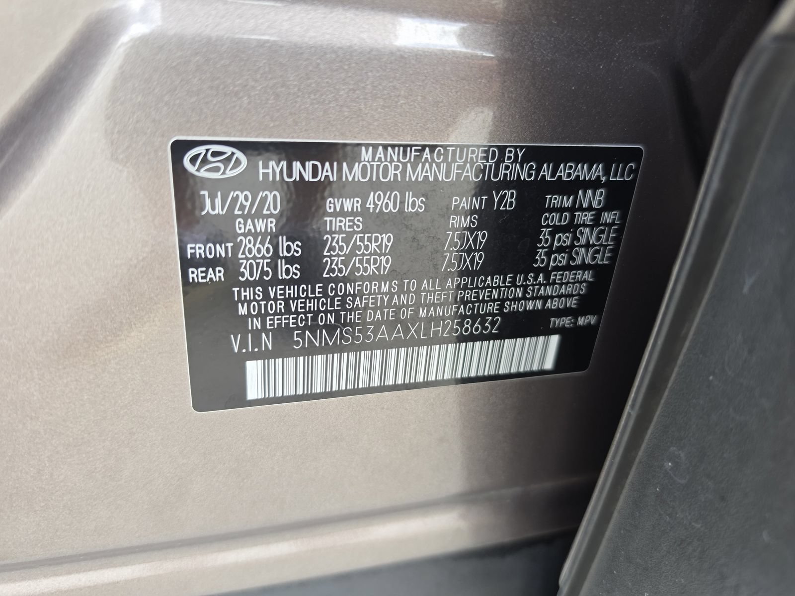 Used 2020 Hyundai Santa Fe Limited FWD image 38