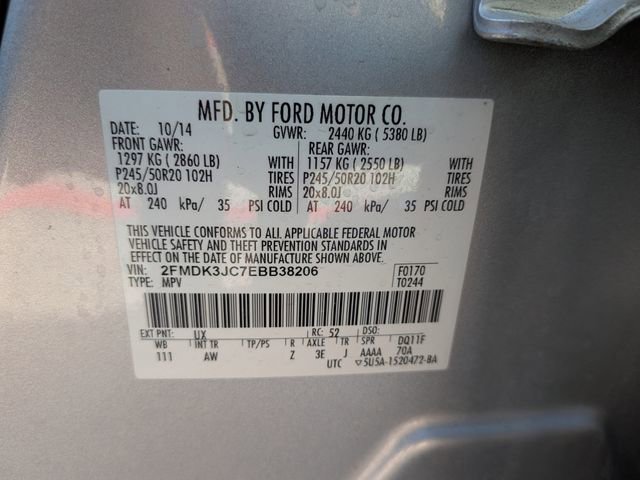 Used 2014 Ford Edge SEL w/ Equipment Group 205A image 8