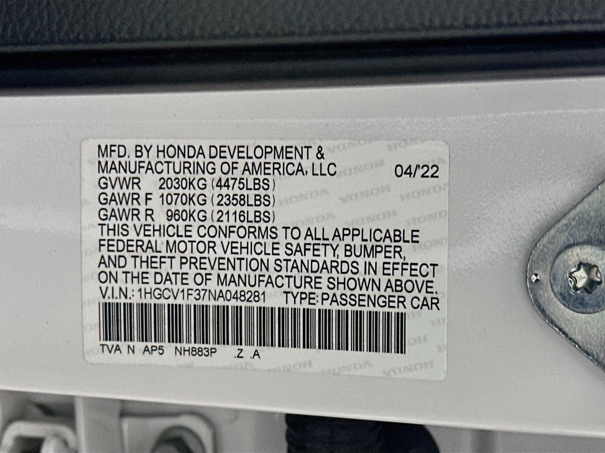 Used 2022 Honda Accord Sport image 12