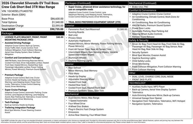 New 2026 Chevrolet Silverado EV Trail Boss image 9