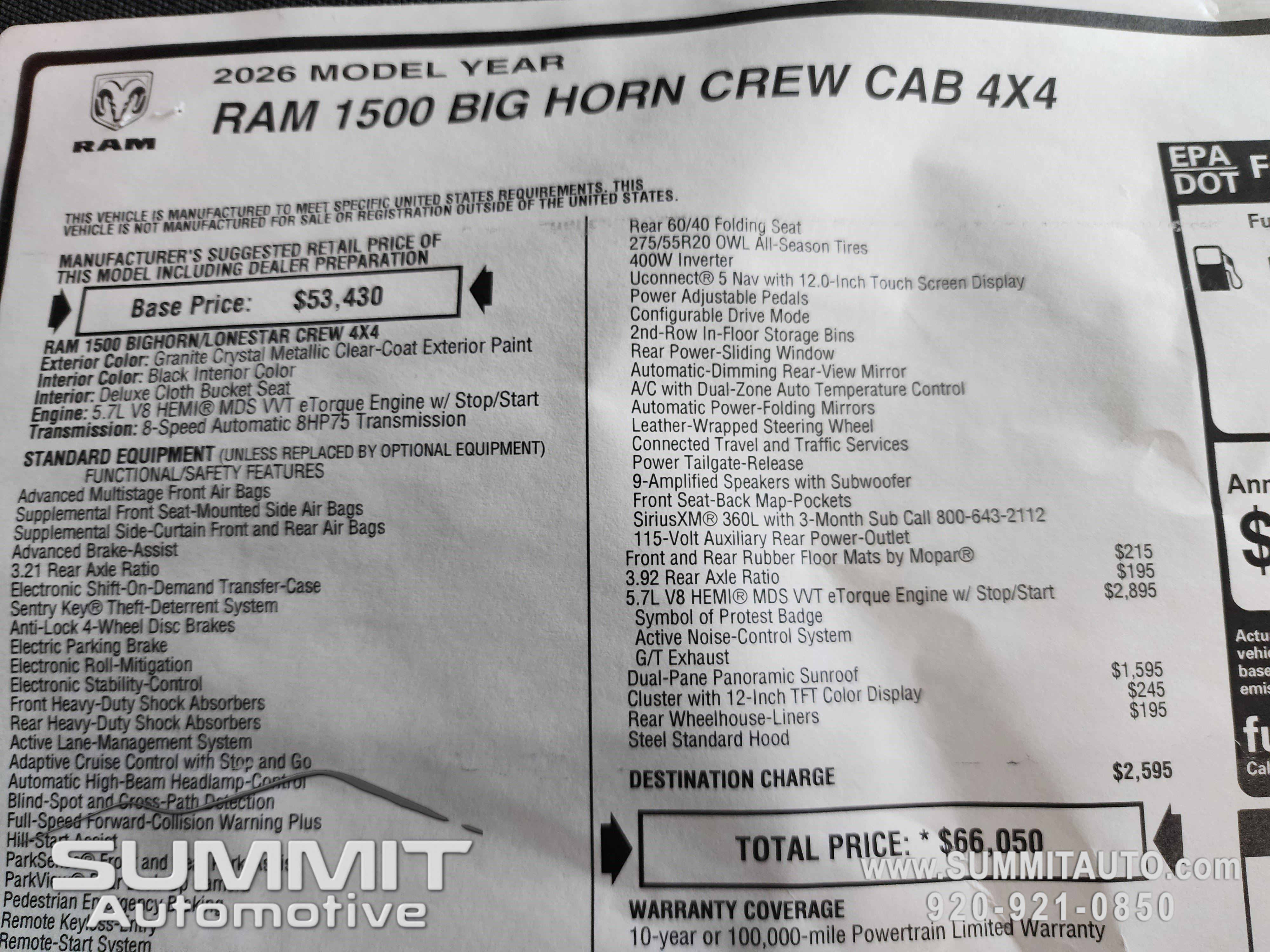 New 2026 RAM 1500 Big Horn image 59