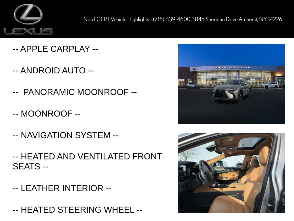 Certified 2024 Lexus NX 450h+ AWD w/ Vision Package image 6