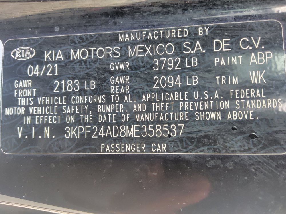 Used 2021 Kia Forte LXS FWD image 33