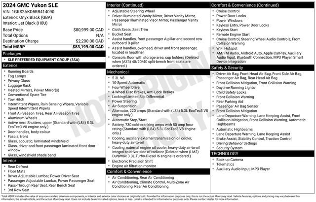 Used 2024 GMC Yukon SLE image 30