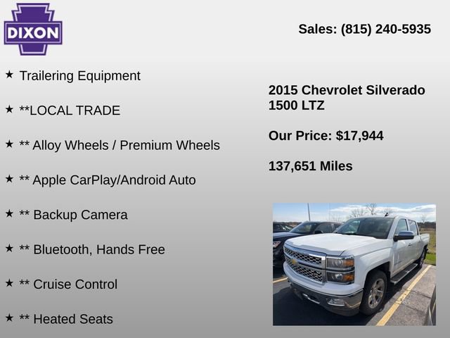 Used 2015 Chevrolet Silverado 1500 LTZ image 4