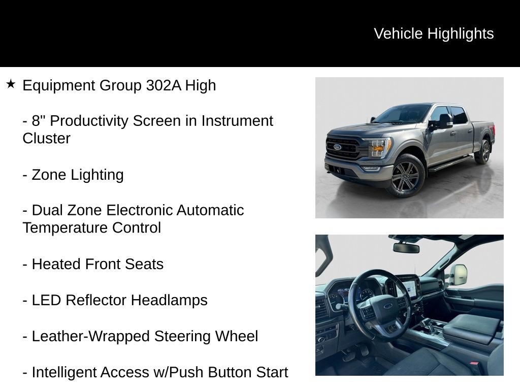 Used 2022 Ford F150 XLT w/ Equipment Group 302A High AWD/4WD image 11