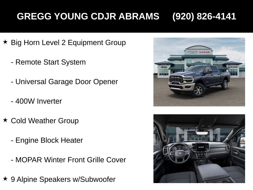 New 2025 RAM 2500 Big Horn image 33