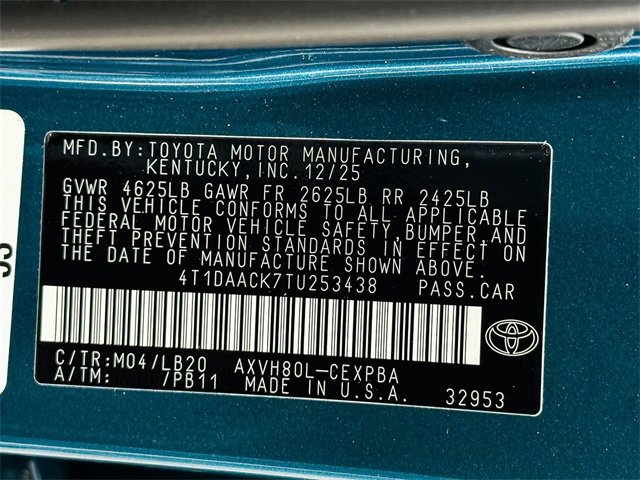 New 2026 Toyota Camry XSE image 24