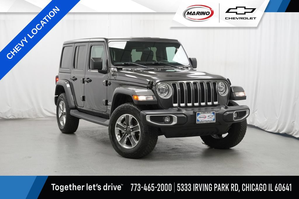 Used 2020 Jeep Wrangler Unlimited Sahara w/ Cold Weather Group AWD/4WD video 1