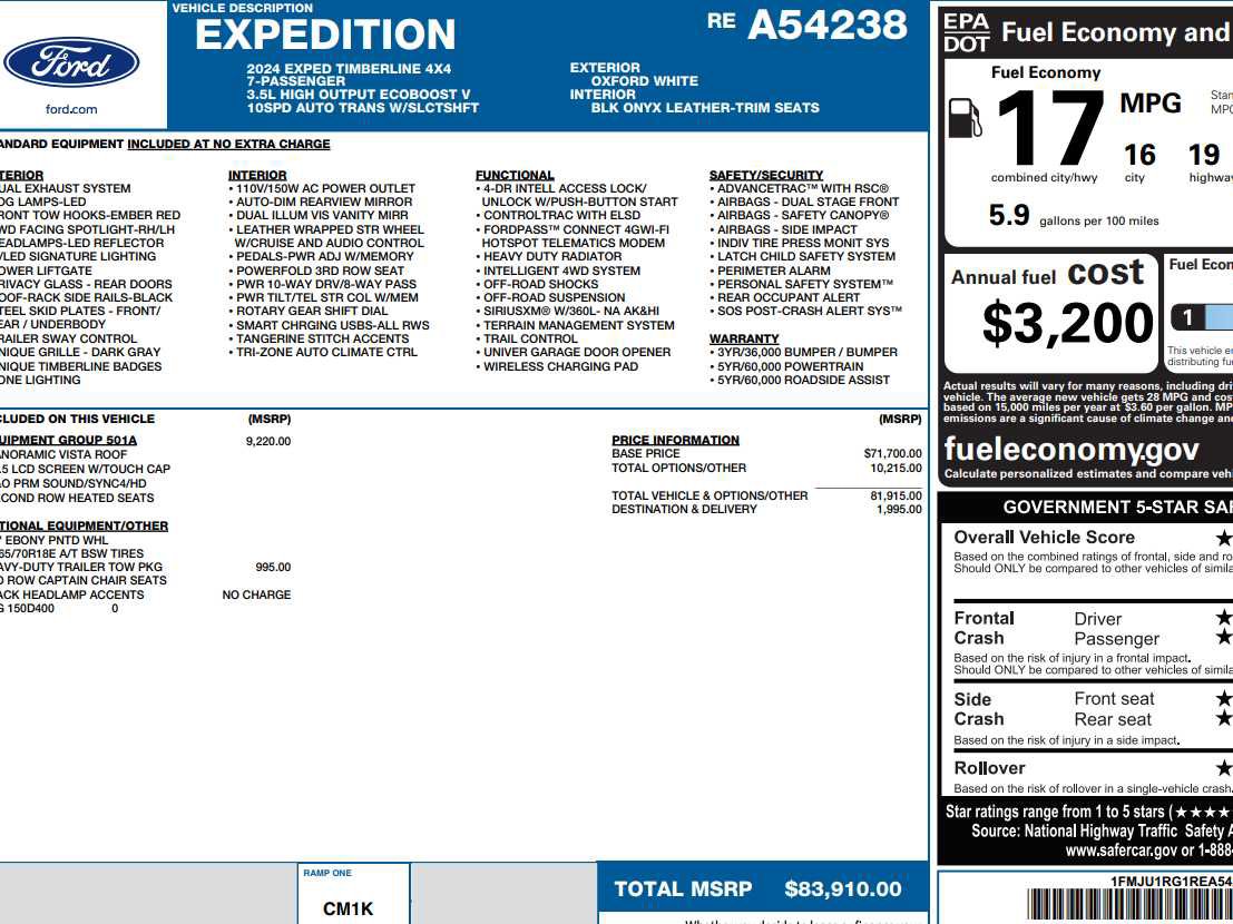 Used 2024 Ford Expedition Timberline image 2