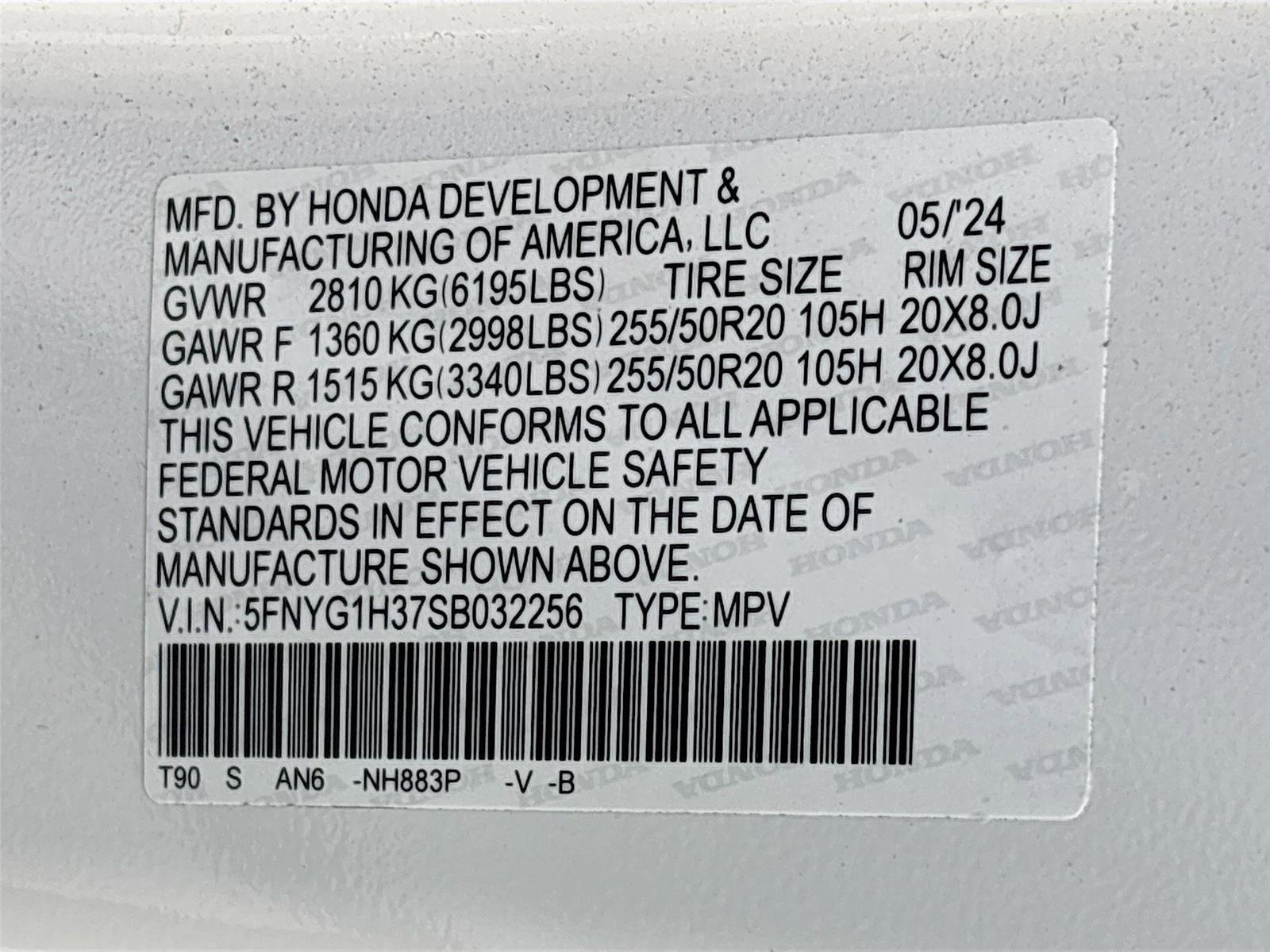 Certified 2025 Honda Pilot Sport image 36
