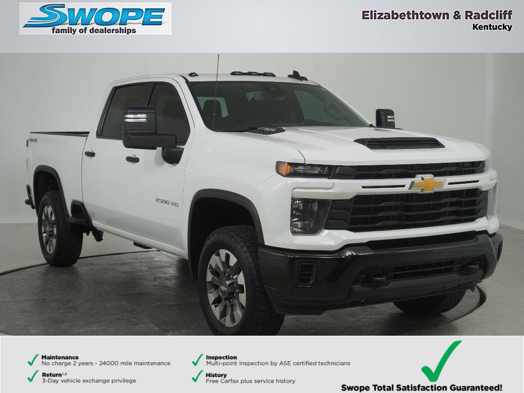 Used 2024 Chevrolet Silverado 2500 Custom w/ Custom Convenience Package AWD/4WD image 1
