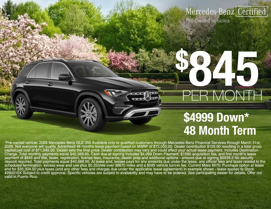Certified 2026 Mercedes-Benz GLE 350 4MATIC image 2