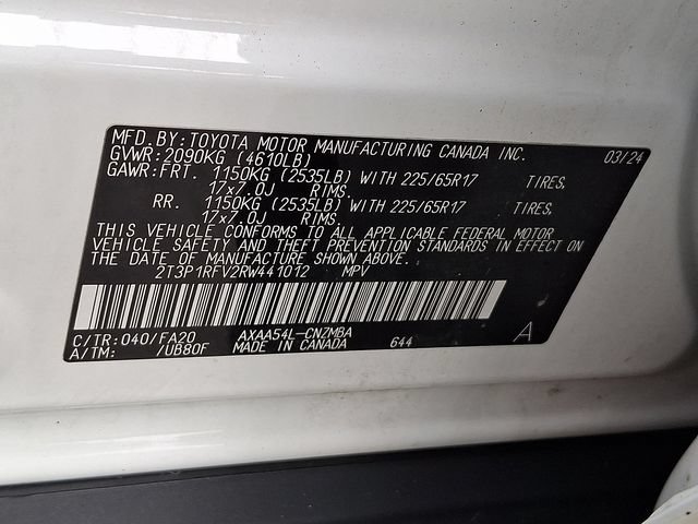 Used 2024 Toyota RAV4 XLE AWD/4WD image 22