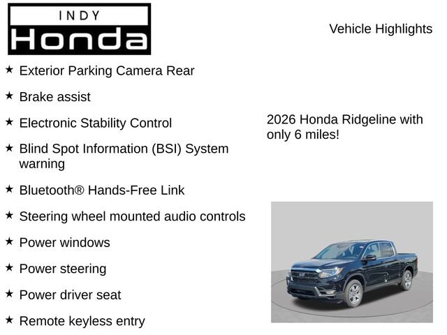 New 2026 Honda Ridgeline RTL image 7