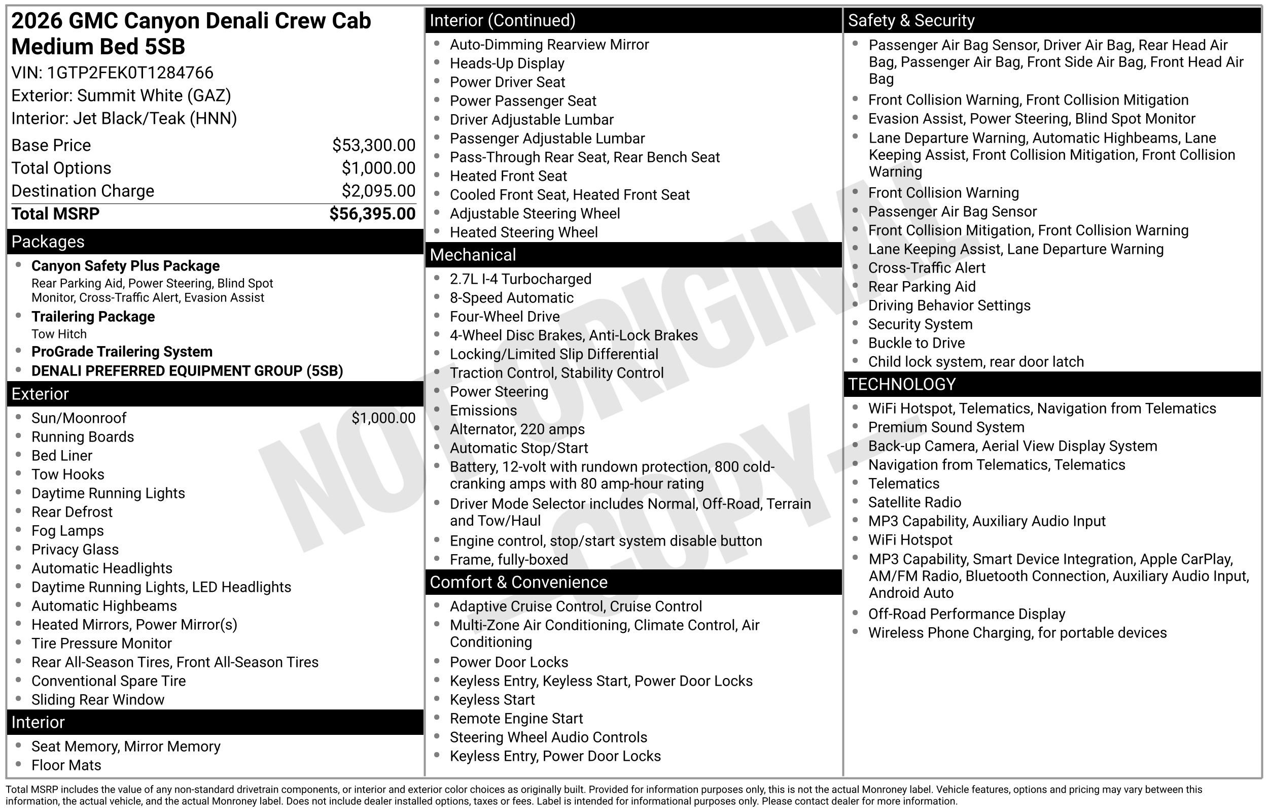 New 2026 GMC Canyon Denali AWD/4WD image 42